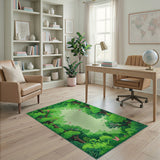 Lush Forest Glade Area Rug