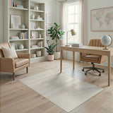 Geometric Modern Beige and Neutral Beige Geometric Striped Area Rug