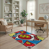 Explosive Dollars Pop Art Area Rug