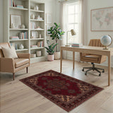 Medallion Red Persian Medallion Area Rug