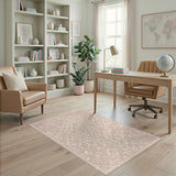 Pink Floral Vintage No. 19 Area Rug