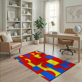 Bold Multi-color and Patterns Bold Geometric Multi-Color Area Rug