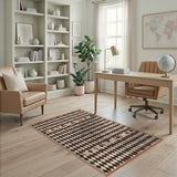 Multi-Color Harlequin Diamond Area Rug