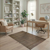 Teal Trellis Geometric Area Rug