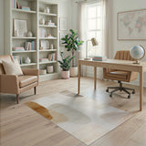 Beige and Neutral Organic Abstract Beige Neutral Area Rug
