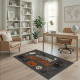 Welcome Boo Crew Halloween Area Rug
