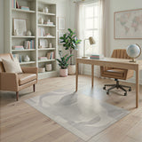 Geometric Modern Modern Grey Abstract Geometric Area Rug