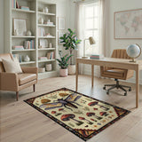 Majestic Hawk Moth Toadstool Rug