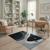 Cosmic Galaxy Geometric Area Rug