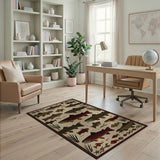 Spotted Trout Heritage Tribal Rug