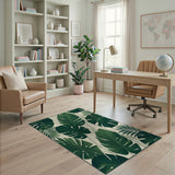 Lush Green Lush Green Monstera Leaf Area Rug