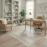 Rustic Farmhouse Neutral Beige Plaid Area Rug