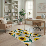 Sunflower Scatter Area Rug