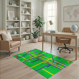 Kids City Street Roads Play Rug