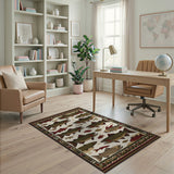 Tribal Brook Trout Area Rug