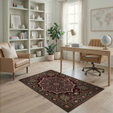 Opulent Traditional Persian Medallion Area Rug