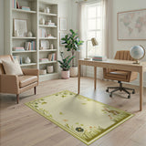 Whimsical Bunny Meadow Area Rug