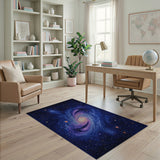 Cosmic Spiral Galaxy Area Rug