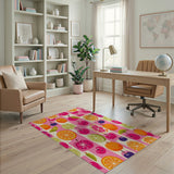 Vibrant Fruit Patchwork Area Rug