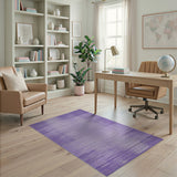 Ombre Purple Geometric Modern Area Rug