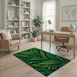 Lush Layered Fern Area Rug