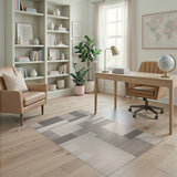 Modern Geometric Black White No. 22 Area Rug