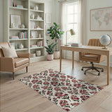 Delicate Pink Blossom Cluster Area Rug