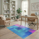 Multi-Color Geometric Modern Area Rug