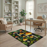 Enchanted Mushroom Forest Cluster Area Rug