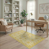 Opulent Gold Persian Area Rug