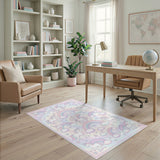 Pink Unicorn Rainbow Kids Area Rug
