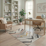 Zigzag Multi-Color Southwestern Area Rug