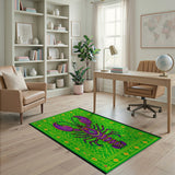 Purple Lobster Persian-Style Area Rug