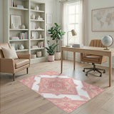 Pink Floral Vintage No. 25 Area Rug