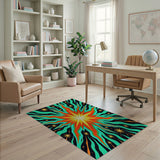 Cosmic Starburst Area Rug