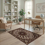 Elegant Koi Fish Traditional Persian Rug