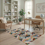 Rainbow Fish Area Rug