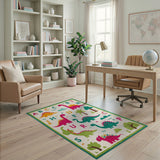 Dinosaur ABC Alphabet Kids Area Rug