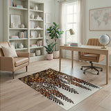 Cascading Wisteria Floral Area Rug