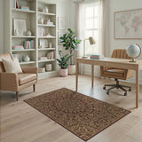 Ornate Red Persian Medallion No. 9 Area Rug