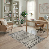 Heritage Tribal Black White Heritage Tribal Area Rug