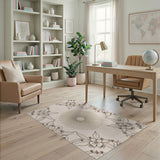 Floral Sun Mandala Area Rug