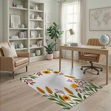 Harvest Sunflower Wheat Area Rug