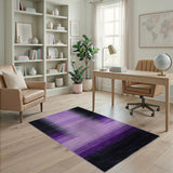 Purple Purple Halftone Gradient Area Rug