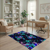 Abstract Area Cosmic Swirl Abstract Area Rug