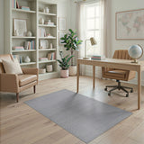 Black and White Modern Black Dot Grid Area Rug