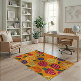 Multi-color and Patterns Vibrant Fruit Medley Area Rug