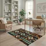 Southwestern Tribal Canyon Stripes Rug