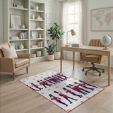 Purple Nutcracker Soldiers Marching Area Rug