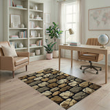Weathered Stone Wall Area Rug